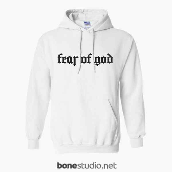 Fear Of God Hoodie white