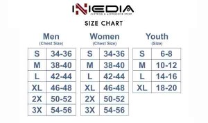 iniedia.com : Size Chart Tshirt