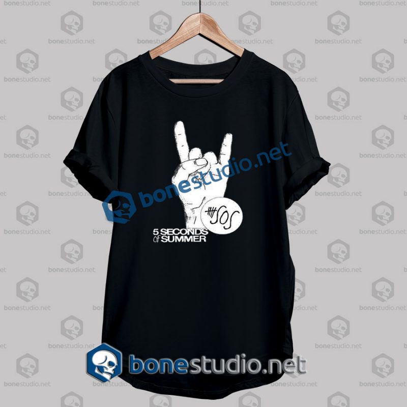 t shirt 5sos concert symbol