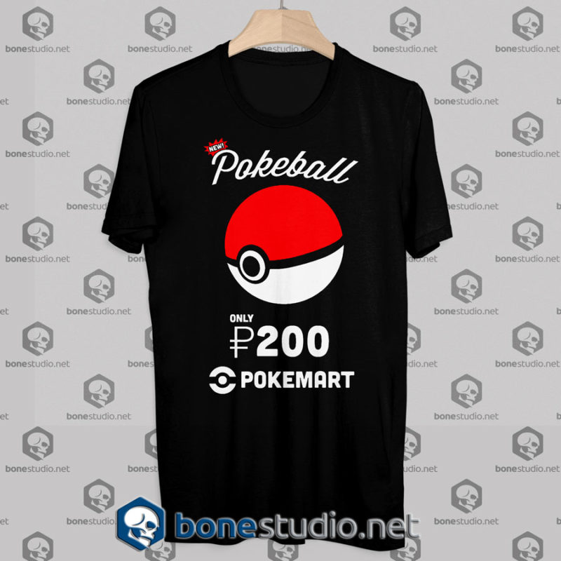 Tshirt Pokemon Pokeball Pokemart Ad