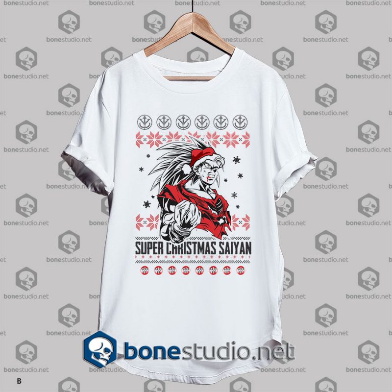 Ugly Style Super Saiyan Christmas T shirt