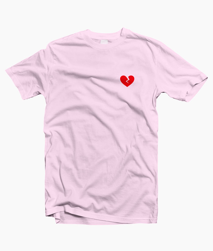 pink and red t shirt