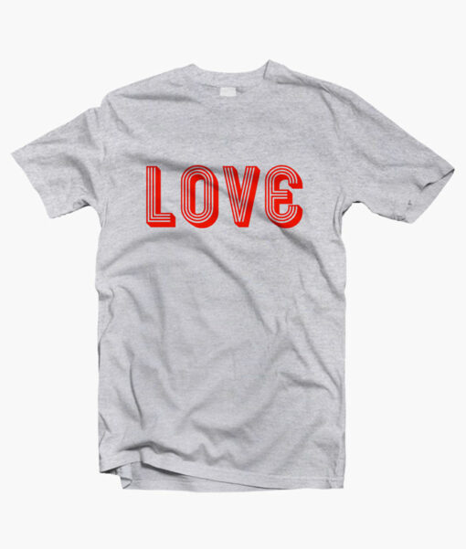 LOVE T Shirt sport grey
