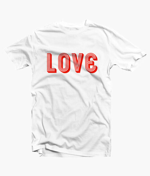 LOVE T Shirt white