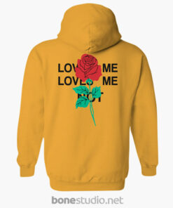 Loves Me Loves Me Not Hoodie Yellow Gold