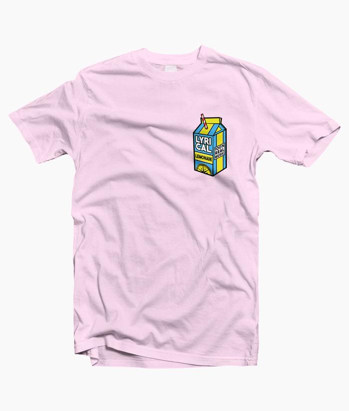 Lyrical Lemonade Juice T Shirt Pink Bonestudio
