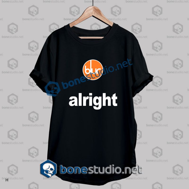 Blur Alright Band T Shirt