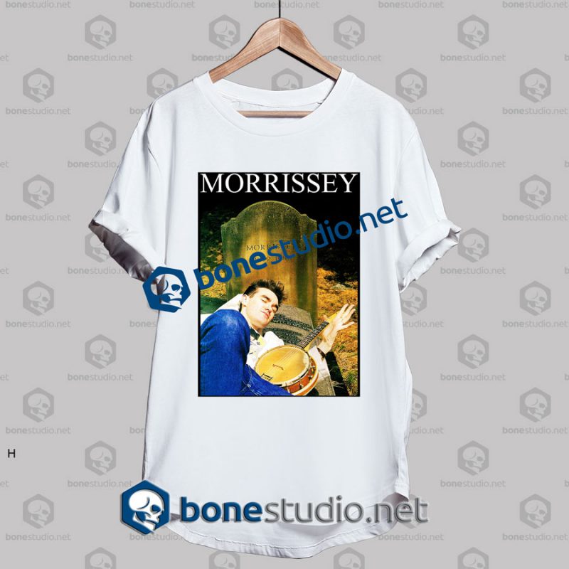 morrissey 1959 1986 wait band t shirt white