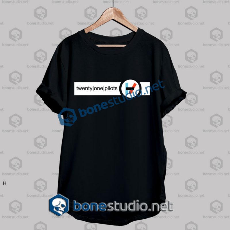 Twenty One Pilots Strip Logo Band T Shirt