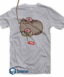 Pusheen The Cat Donuts Juniors T Shirt