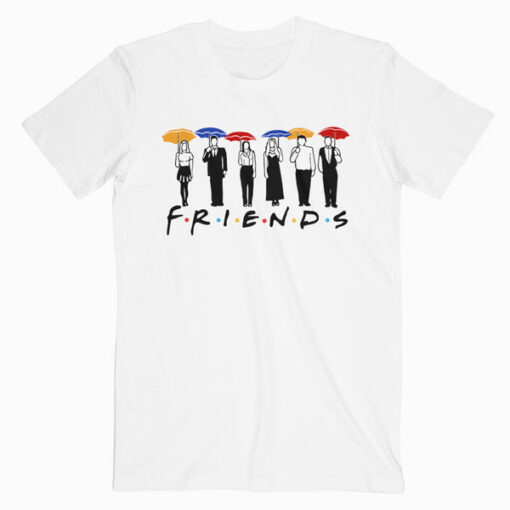 Friends Umbrella Design T Shirt