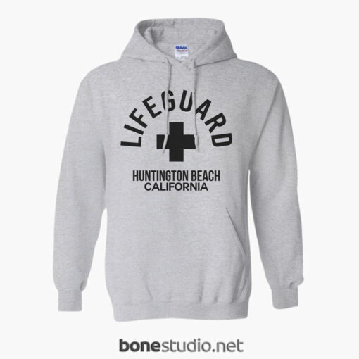 Lifeguard Huntington Beach Hoodies sport grey