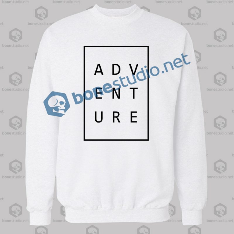 Adventure Typography Sweatshirt