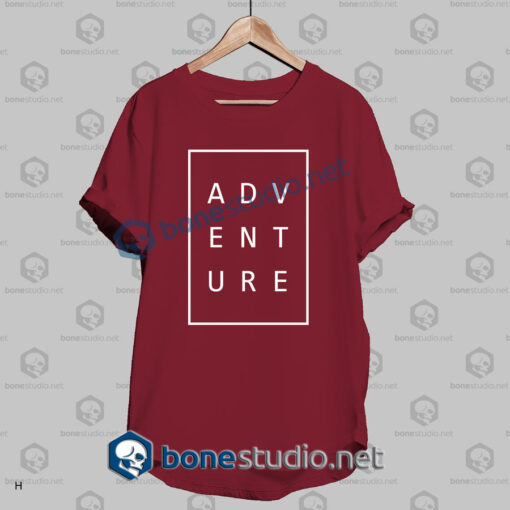 Adventure Typography T Shirt