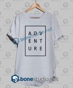 adventure typography t shirt