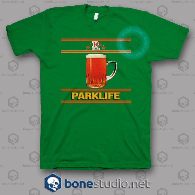 Blur Parklife B Logo Band T Shirt
