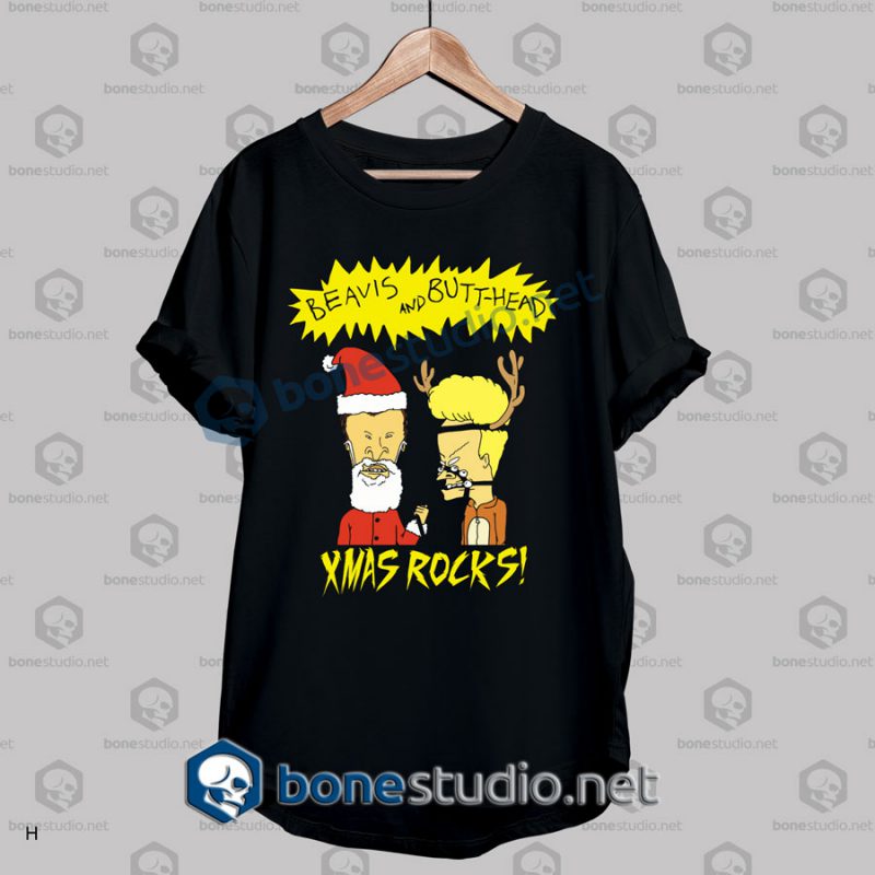 Beavis And Butt Head Xmas Rocks Funny T Shirt
