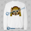 Best 3d Monkeys Emoji Funny Sweatshirt
