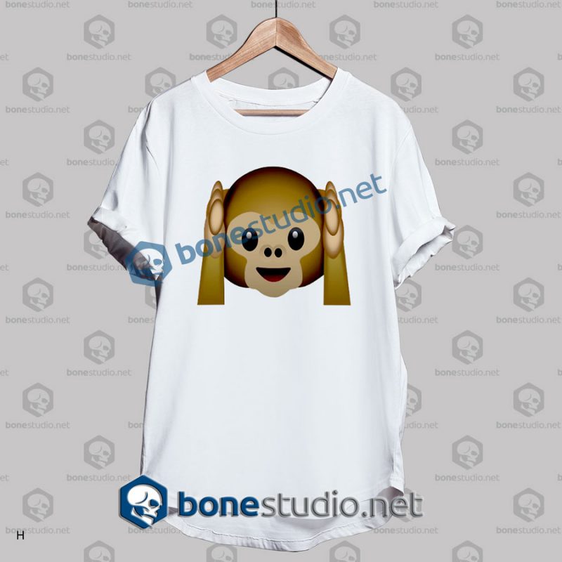Best 3d Monkeys Emoji Funny T Shirt
