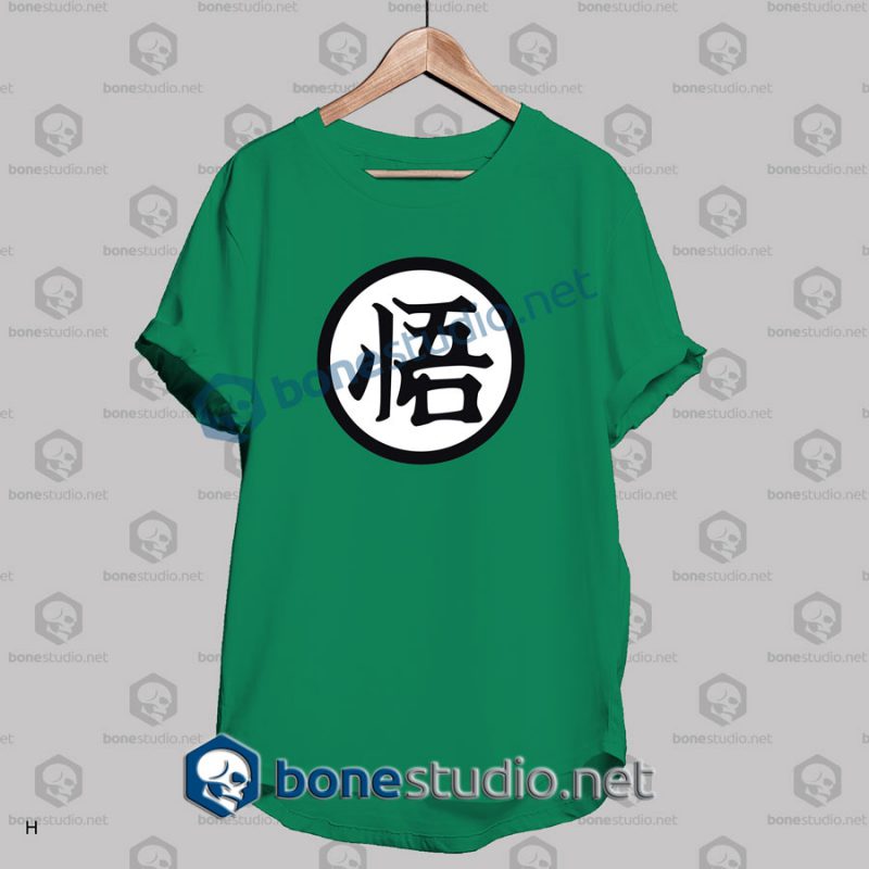 dragon ball z logo t shirt irish green