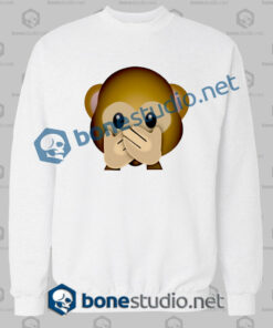 Forever 3d Monkeys Emoji Funny Sweatshirt