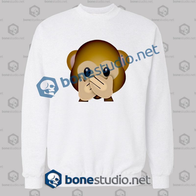 Forever 3d Monkeys Emoji Funny Sweatshirt