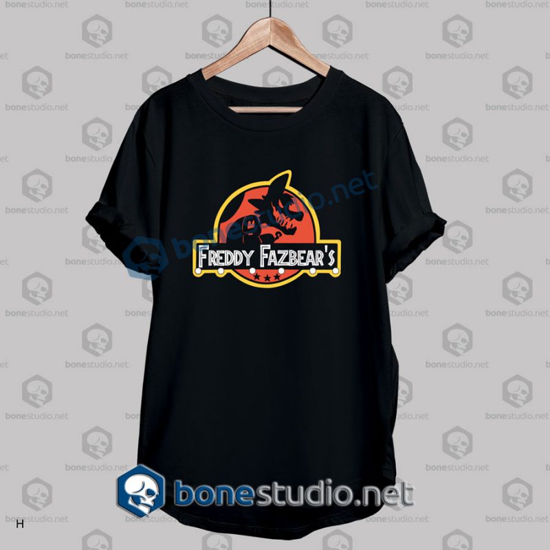 Freddy Fazbear's Jurassic Park Funny T Shirt
