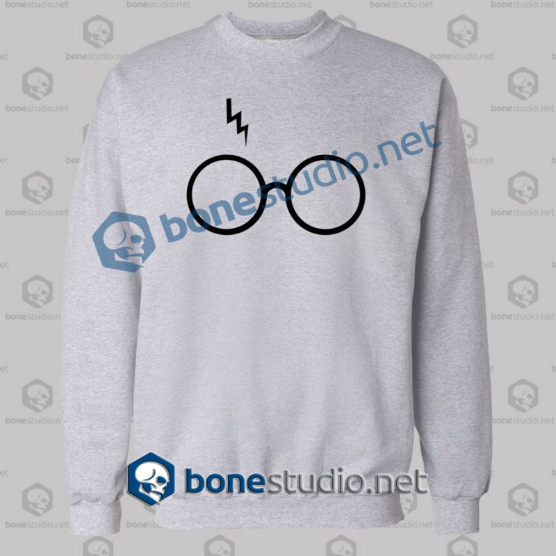 Harry Potter Lightning Glasses Logo Sweatshirt