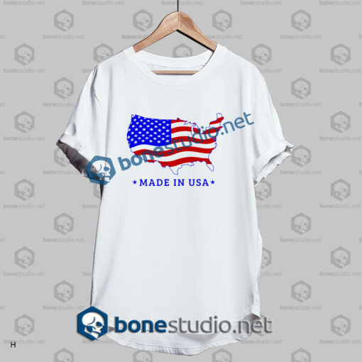 Map Made In Usa T Shirt