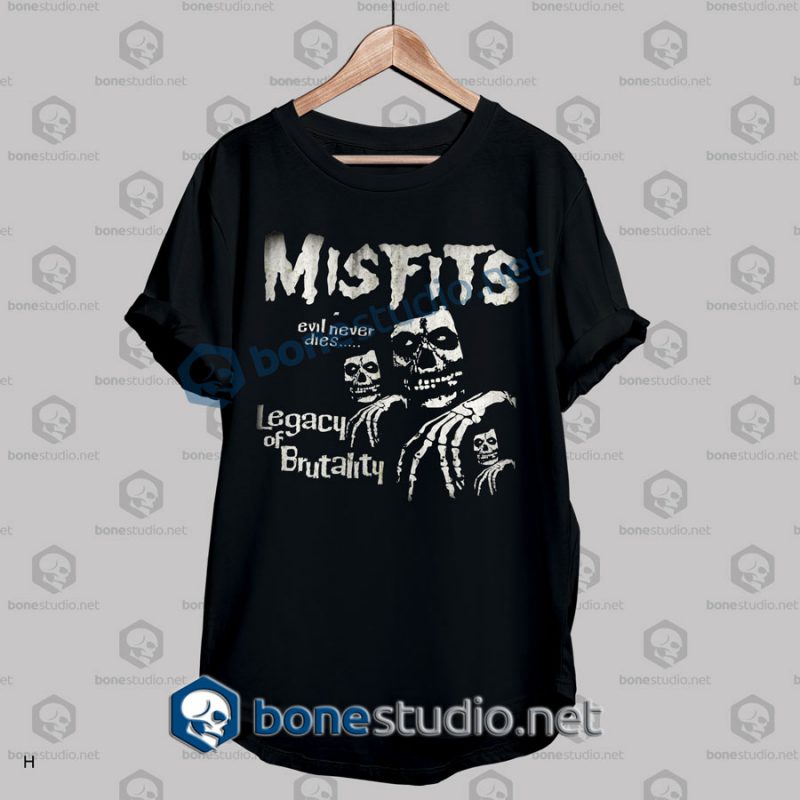 misfits legacy of brutality band t shirt