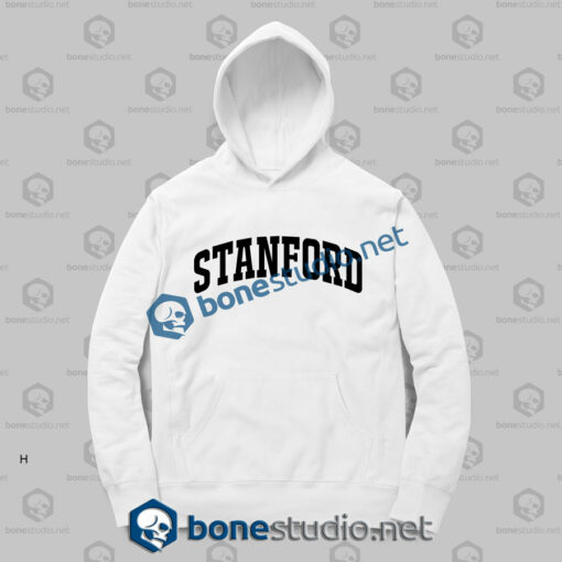 stanford athletic hoodies white