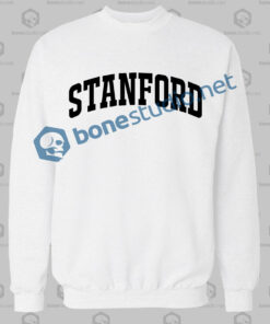 stanford athletic sweatshirt white