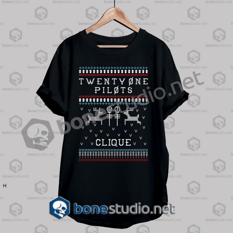 Twenty One Pilots Clique Christmas Ugly Sweater T Shirt