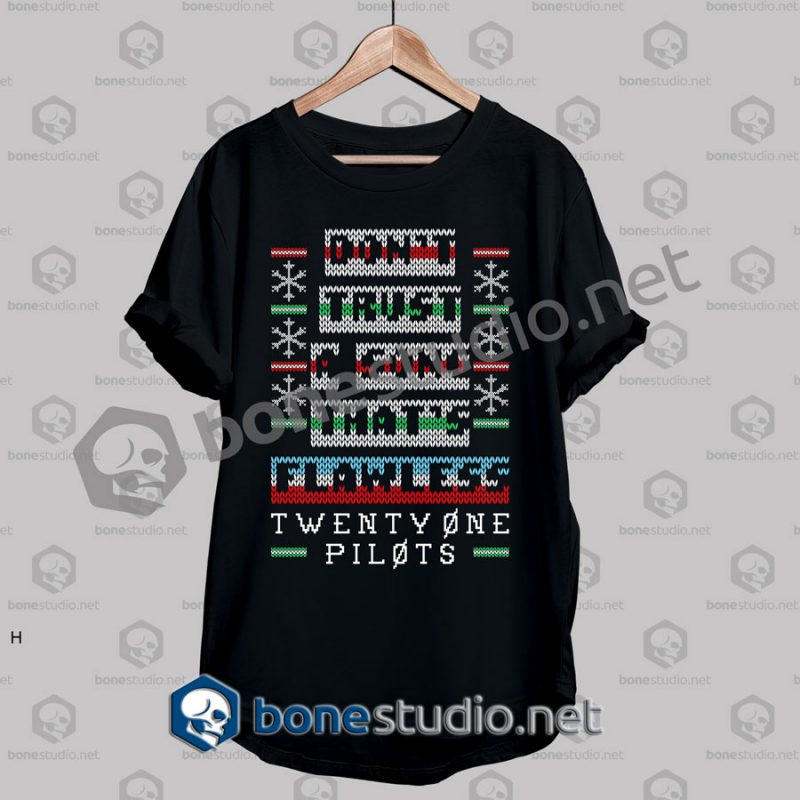 Twenty One Pilots Clique Quote Christmas Ugly Sweater T Shirt
