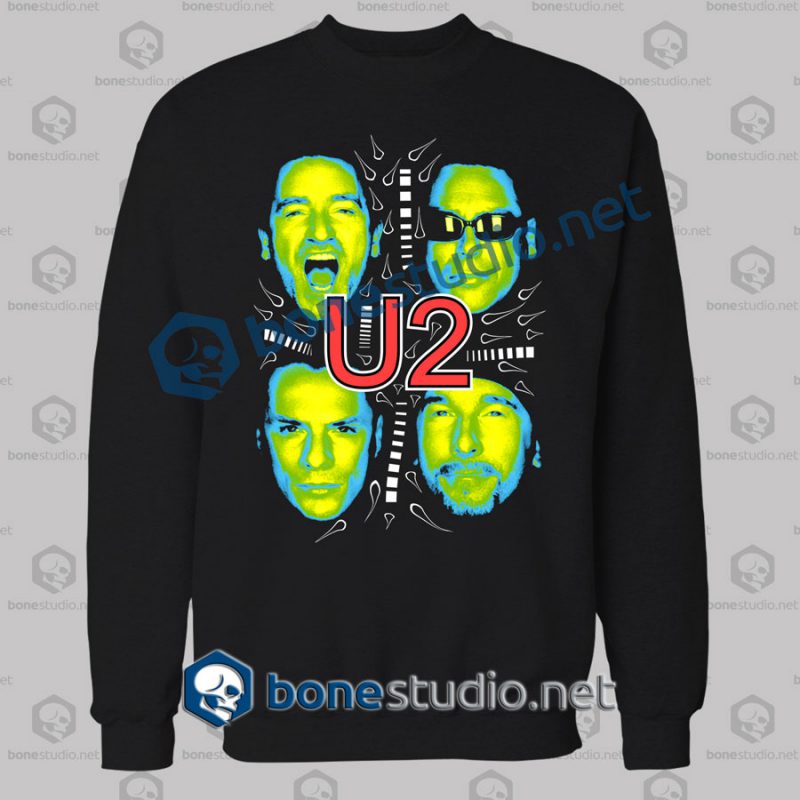 U2 Cover Photo Band Sweatshirt