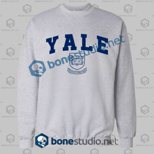 Yale Lux Et Veritas Sweatshirt,Yale Lux Et Veritas,Yale Lux Et Veritas Logo Sweatshirt,logo