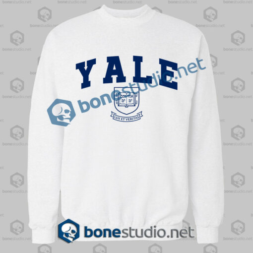 Yale Lux Et Veritas Sweatshirt,Yale Lux Et Veritas,Yale Lux Et Veritas Logo Sweatshirt,logo
