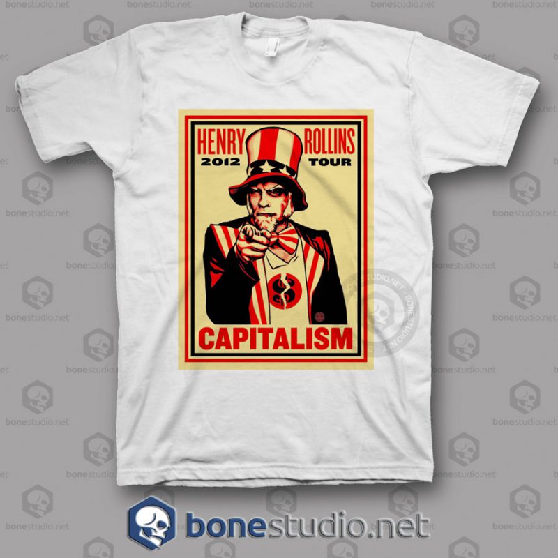 Capitalism Henry Rollins Band T Shirt
