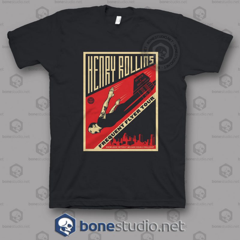 Frequent Flyer Henry Rollins Band T Shirt
