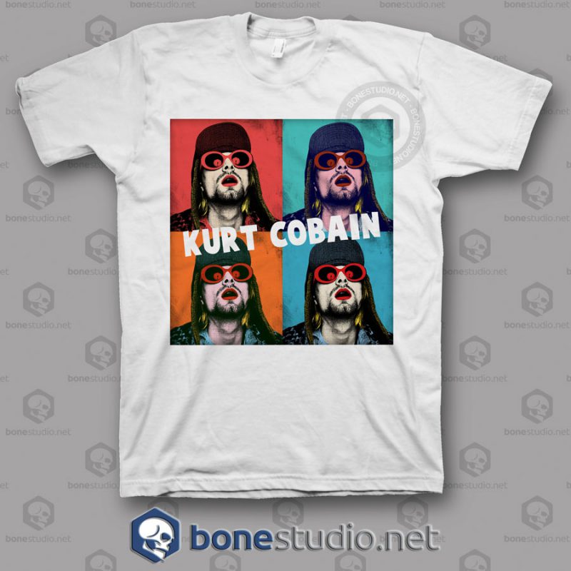 Kurt Cobain Art Nirvana Band T Shirt