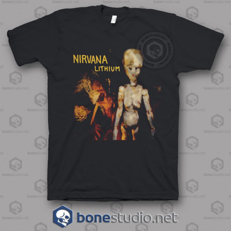 Lithium Nirvana Band T Shirt