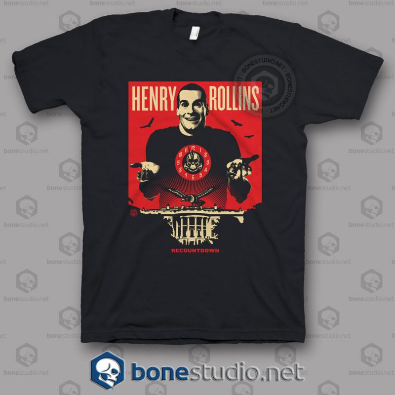 Recountdown Henry Rollins Band T Shirt