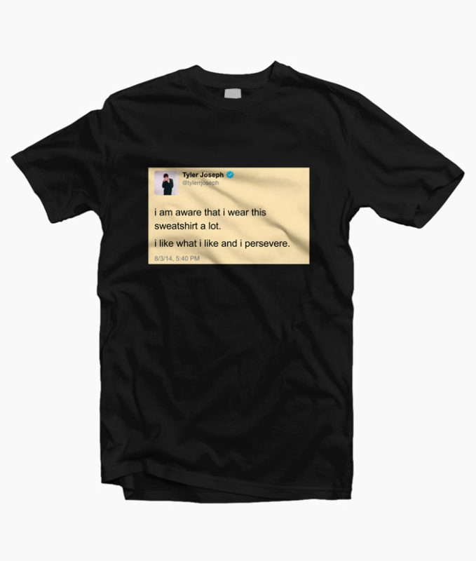 Tyler Joseph Tweet Twenty One Pilots T Shirt