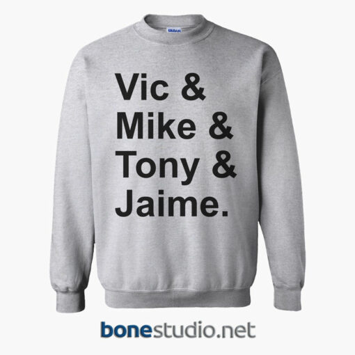 Vic Mike Tony Jaime Sweatshirt sport grey