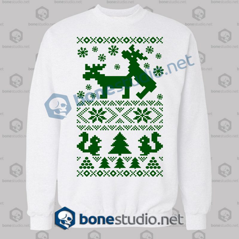 Deer Naughty Ugly Christmas Sweatshirt