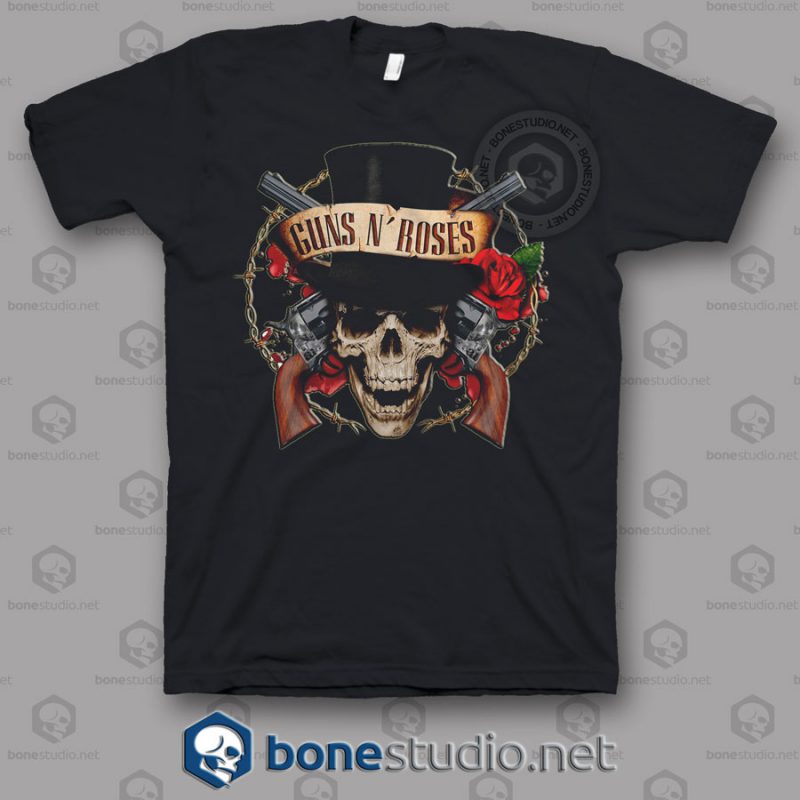 Live Guns N Roses Band T Shirt