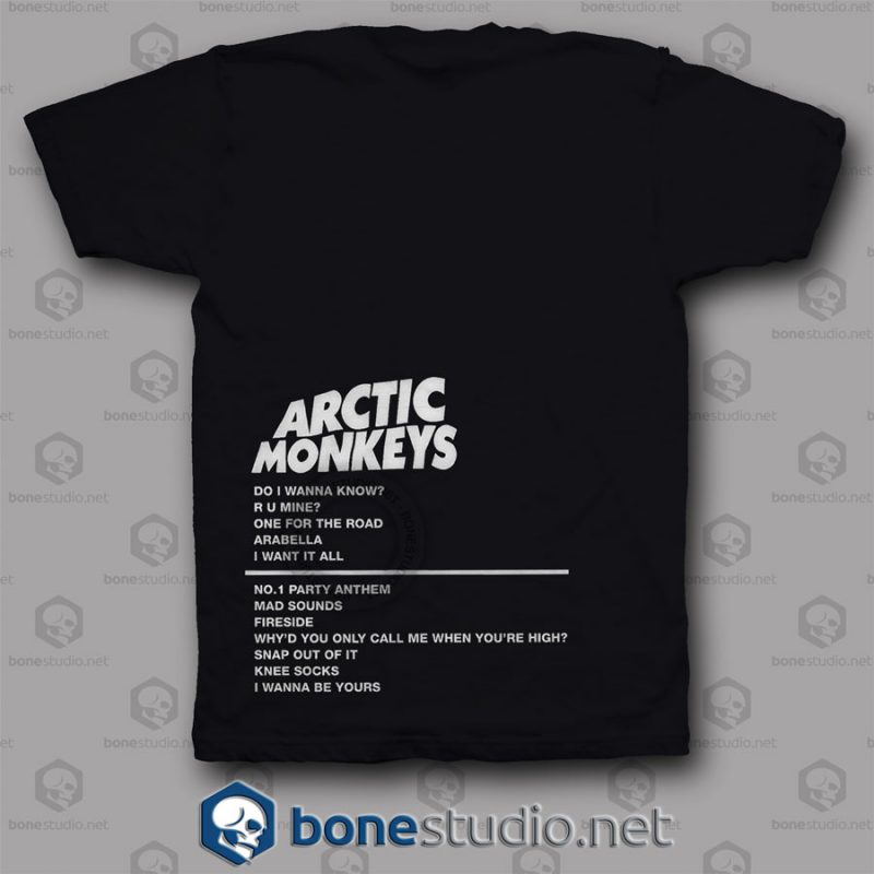 Am Arctic Monkeys Band T Shirt b