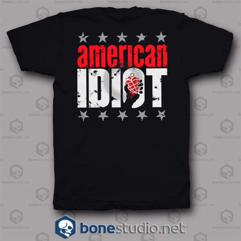 American Idiot Green Day Band T Shirt