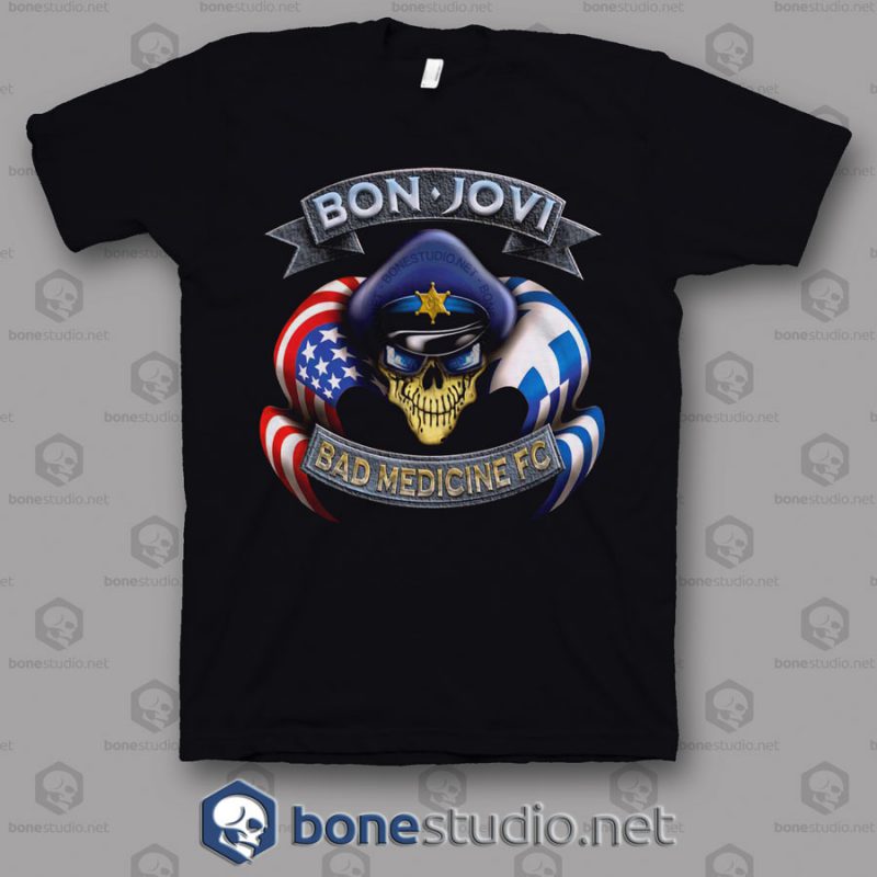 Bad medicine Fc Bon Jovi Band T Shirt