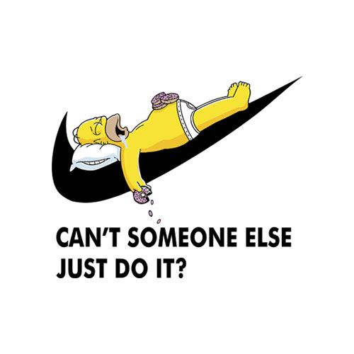Can't Someone Else Just Do It Simpsons Funny T Shirt